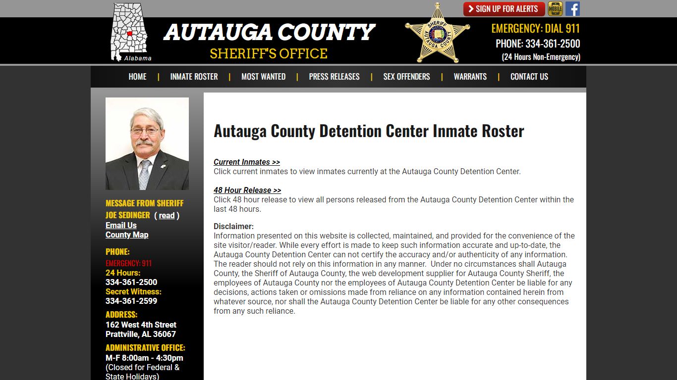 Roster Choose - Autauga County, AL Sheriff's Office